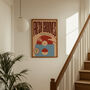 Vinyl Record Print | Fresh Grooves | Music Inspired Wall Art | Retro Mid Century Poster, thumbnail 8 of 11
