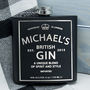 Personalised Gin Vintage Style Hip Flask, thumbnail 3 of 3