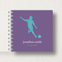 Personalised Kid's Football Small Notebook, thumbnail 7 of 9