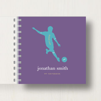 Personalised Kid's Football Small Notebook, 7 of 9