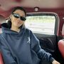 'Virtue And Kindness' Heavyweight Boxy Navy Hoodie, thumbnail 5 of 5