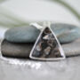 Triangular Turritella Agate Necklace, thumbnail 1 of 5