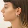 Sterling Silver Contemporary Curl Stud Earrings, thumbnail 1 of 4