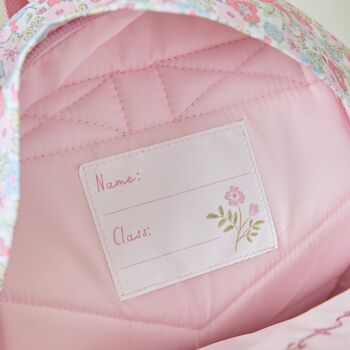 Personalised Cottage Ditsy Mini Backpack, 4 of 7