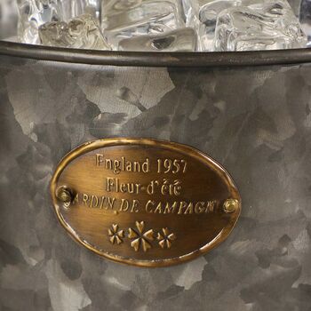 Luxury Galvanised Ice Bucket, 3 of 5