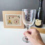 Personalised 50th Birthday Engraved Wine Glass Gift, thumbnail 1 of 8