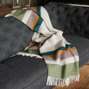 100% Pure New Wool Blanket/Throw, 5 of 10