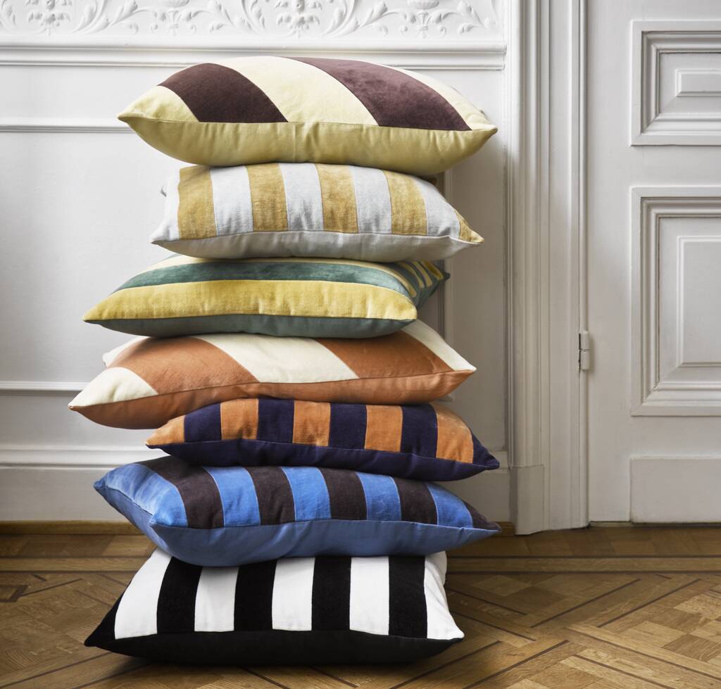 Bold Stripe Cushion Is A Choice Of Colours, 1 of 7