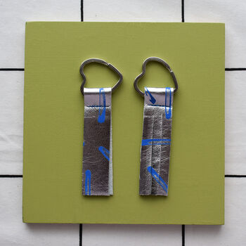 Love Hand Painted Leather Keyrings, 2 of 11