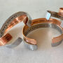 Handmade Mens Personalised Copper Cuff, thumbnail 9 of 10