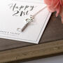 Key Pendant 18th Or 21st Birthday Sterling Silver, thumbnail 4 of 12