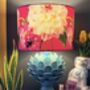 Fuchsia Bloom Floral Lampshade, thumbnail 2 of 9