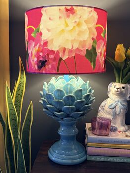 Fuchsia Bloom Floral Lampshade, 2 of 9