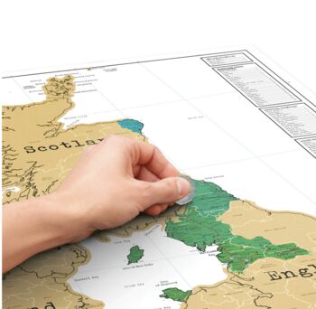 Luxury Scratch Map ® UK And Ireland, 2 of 3