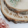 Personalised Natural Birch Log Cake Stand, thumbnail 6 of 9