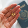 New Chapter Map Travel Sterling Silver Necklace, thumbnail 4 of 8