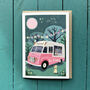 Ice Cream Van Outdoors Blank Card, thumbnail 1 of 3