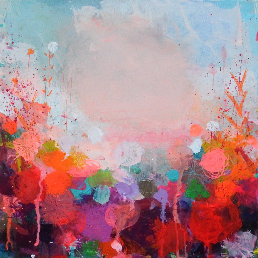 Burnt Orange And Rusty Rose By Sandy Dooley Contemporary Artist ...