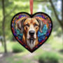 Great Dane Stained Glass Effect Heart Suncatcher, thumbnail 5 of 5