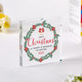 First Christmas Nanny And Grandad Plaque Gift, thumbnail 3 of 4