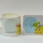 Curlew Song Bone China Mug, thumbnail 9 of 9