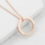 Personalised Rose Gold Plated Message Necklace, thumbnail 1 of 12