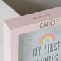 Personalised My First Pennies Pink Money Box, thumbnail 2 of 2