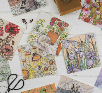 'Feminine Florals' Mixed Pack Of Ten Greeting Cards, 2 of 11