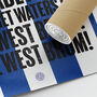 West Bromwich Albion 'Lord' Football Song Print, thumbnail 3 of 3