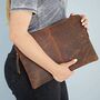 Personalised Buffalo Leather 14 Inch Laptop Case, thumbnail 4 of 8