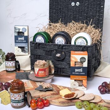 Luxury Cheese And Pate Gift Hamper Basket, 2 of 5