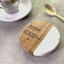 Mother/Father Definition Marble Coaster, thumbnail 3 of 8