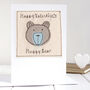 Personalised Bear Valentine's Day Card For Him, Husband Or Boyfriend, thumbnail 1 of 12