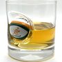 Personalised Australian Rugby Ball Whisky Glass, thumbnail 1 of 4