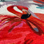 Double Sided Cushion Cover With Red Flamingo And Sun, thumbnail 6 of 7