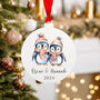 Personalised Penguin Christmas Tree Decoration, thumbnail 2 of 8