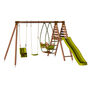 Colza Wooden Swing Set With Slide, thumbnail 5 of 11