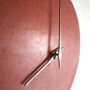 Modern Leather Wall Clock, thumbnail 7 of 9