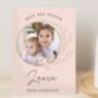 Personalised Pink Photo Upload Greeting Card, thumbnail 2 of 4
