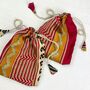 Fair Trade Recycled Sari Fabric Refillable Lavender Bag, thumbnail 8 of 12