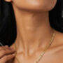 Women's Figaro Chain Necklace In Gold, thumbnail 3 of 4