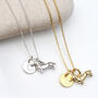 Personalised Gold Plated Or Silver Dachshund Necklace, thumbnail 1 of 3