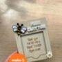 Personalised Bee End Of Term Thank You Teacher Or Teacher's Assistant School Gift : Custom Post It Note Holder, thumbnail 2 of 4