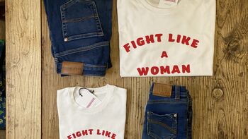 Fight Like A Woman Kid's T Shirt, 2 of 2