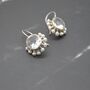 Clear Quartz, Pearl Silver Earrings, thumbnail 10 of 12