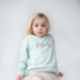 Spring Personalised Name Embroidered Sweatshirt, thumbnail 7 of 8