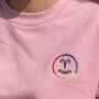 Embroidered Star Sign Sweatshirt, thumbnail 2 of 2