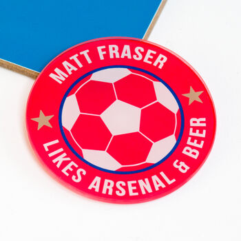 Personalised Football Team Coaster, 6 of 11