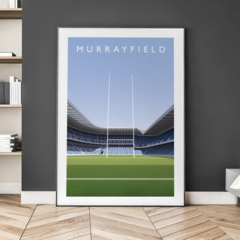 Murrayfield Stadium Scotland Rugby Poster, 3 of 8