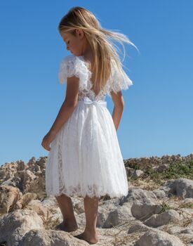 Anya In Ivory ~ Flower Girl Dress Or Party Girl Dress, 2 of 12